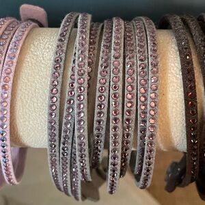 Elegant Purple Crystal Bracelet